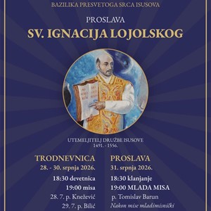 Proslava blagdana sv. Ignacija Lojolskog u Bazilici Srca Isusova